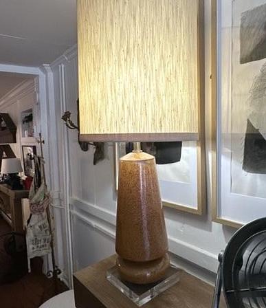 Large ceramic vintage lamp