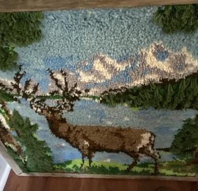 Deer tapestry.