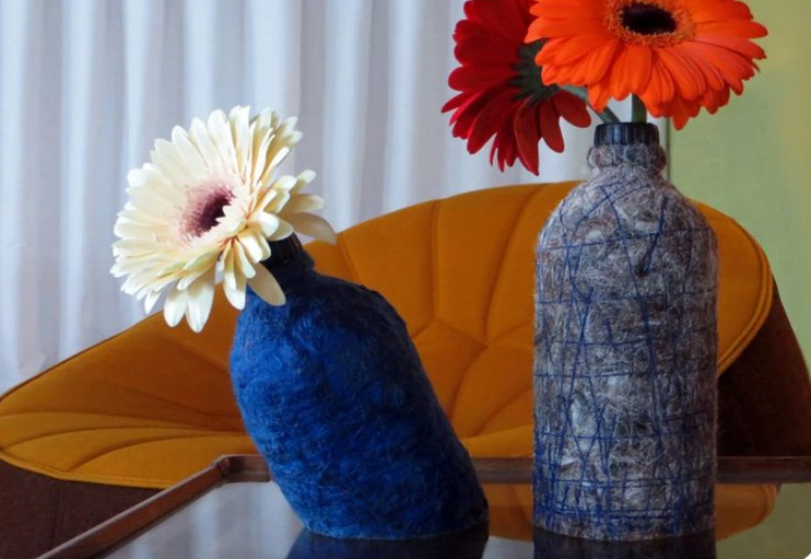 NEST :: FELT VASES.